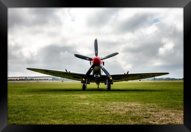 Supermarine Spitfire MkXIV RN201 Framed Print by J Biggadike