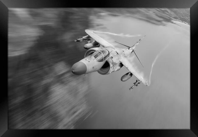 Sea Harrier Framed Print by J Biggadike