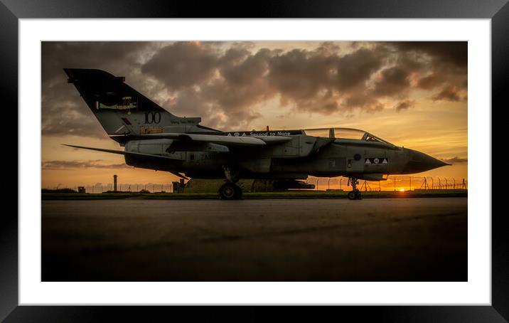 Panavia Tornado ZA398 Framed Mounted Print by J Biggadike