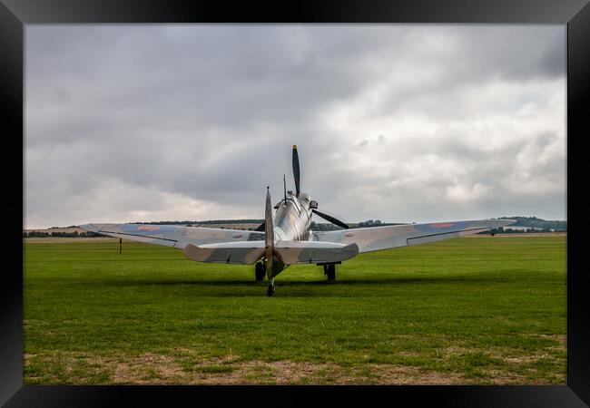 Spitfire MkIa X4650 KL-A Framed Print by J Biggadike