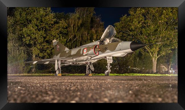 Dassault Mirage IIIE Framed Print by J Biggadike