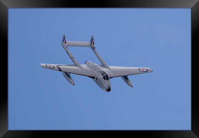 de Havilland Vampire WA123 Framed Print by J Biggadike