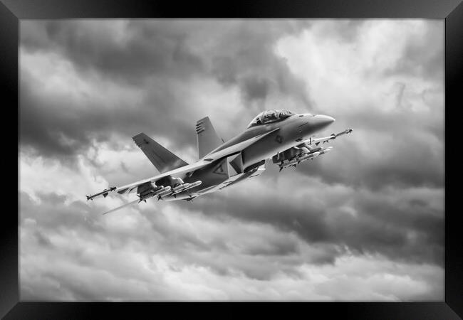 Super Hornet Framed Print by J Biggadike