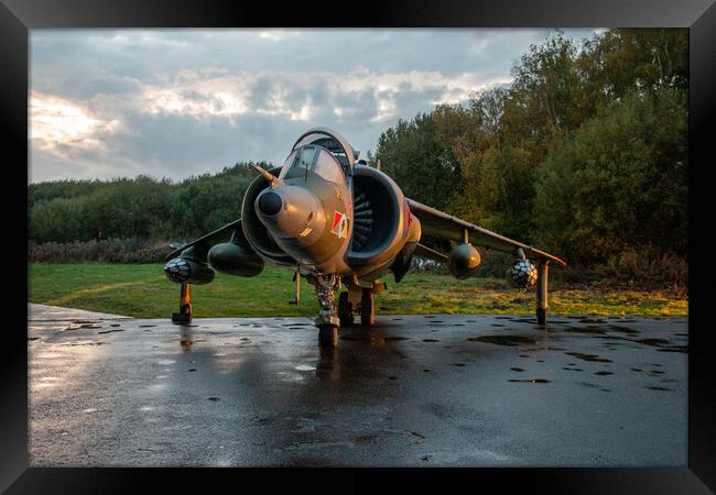 Hawker Harrier GR3 XV748 Framed Print by J Biggadike