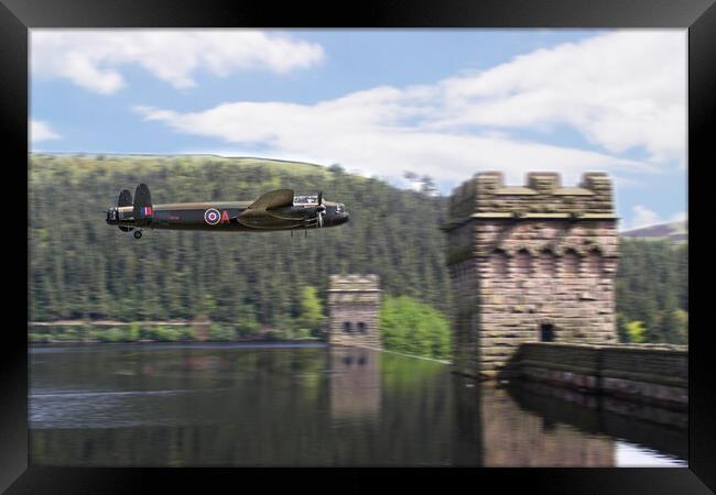 Lancaster Dam Run Framed Print by J Biggadike