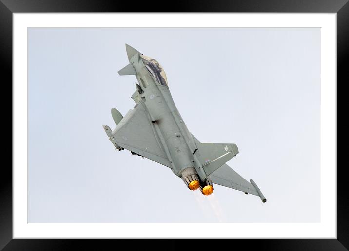 Eurofighter Typhoon Performance Take Off Framed Mounted Print by J Biggadike