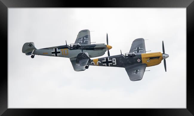 Hispano Buchon BF109 Framed Print by J Biggadike