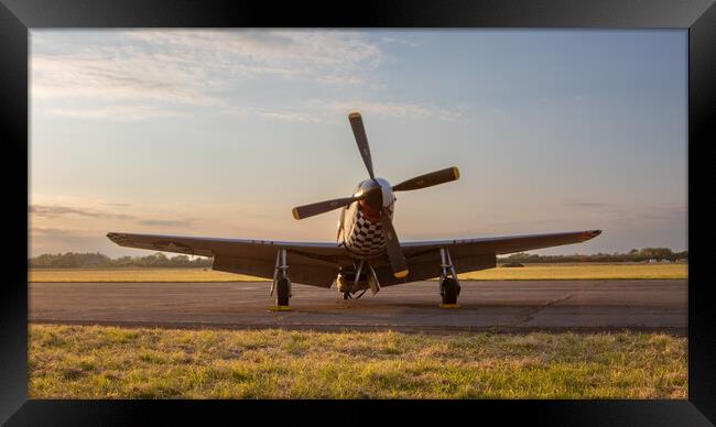 P51 Mustang Contrary Mary Framed Print by J Biggadike