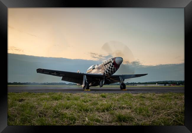 P51 Mustang Contrary Mary Framed Print by J Biggadike