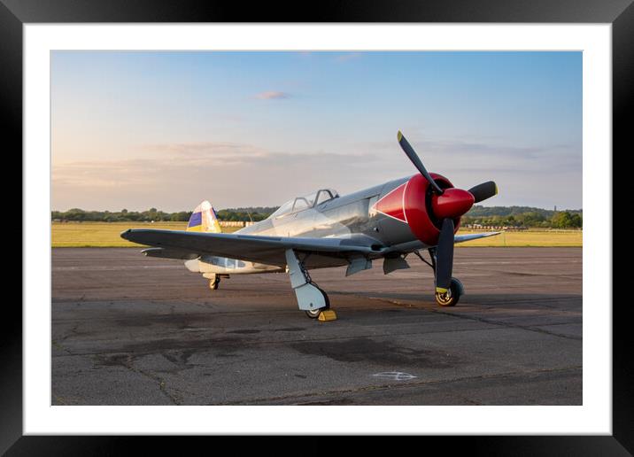 Yak 3U Sunset Framed Mounted Print by J Biggadike