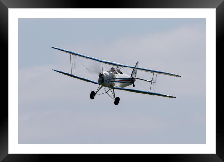 The Stampe et Vertongen G AYIJ Bi Plane Framed Mounted Print by J Biggadike
