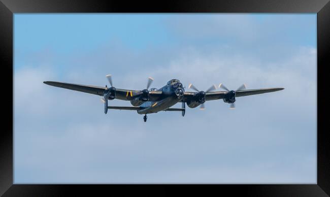 Lancaster Bomber BBMF Framed Print by J Biggadike
