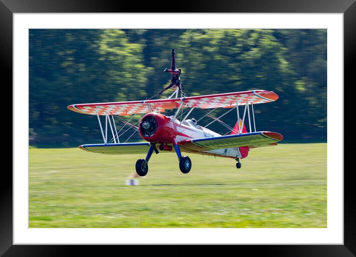 AeroSuperBatics Wingwalkers Framed Mounted Print by J Biggadike