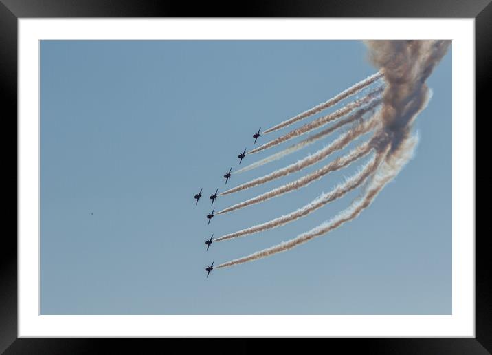 Red Arrows Cygnet  Framed Mounted Print by J Biggadike