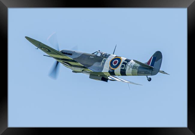 Supermarine Spitfire AB910 Framed Print by J Biggadike