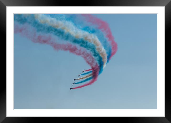 Red Arrows Enid Framed Mounted Print by J Biggadike