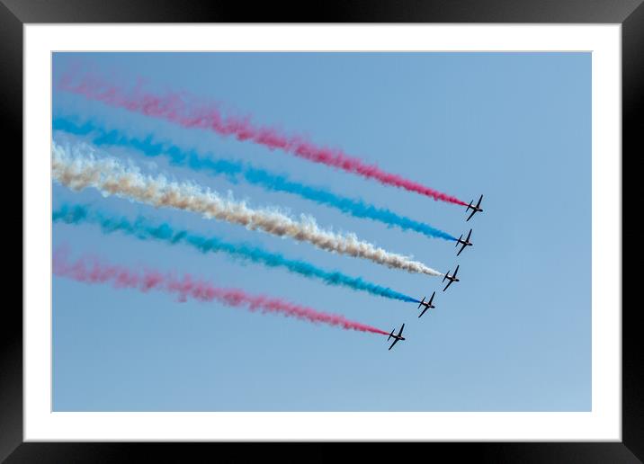 Red Arrows Enid Framed Mounted Print by J Biggadike