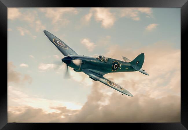 Supermarine Spitfire PR Mk XIX Framed Print by J Biggadike