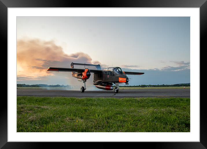 OV-10 Bronco Framed Mounted Print by J Biggadike