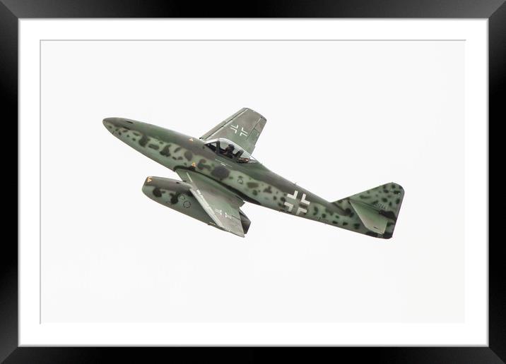 Messerschmitt Me 262 Framed Mounted Print by J Biggadike