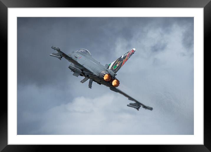  Italian Air Force F-2000 Typhoon  Framed Mounted Print by J Biggadike