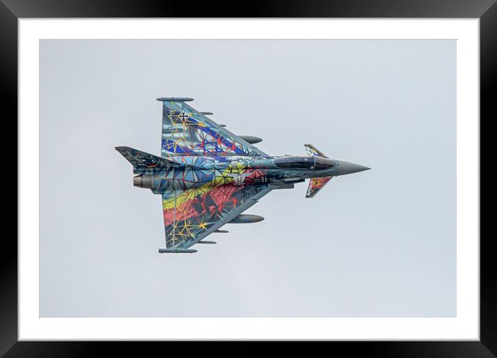 German Eurofighter EF2000 Framed Mounted Print by J Biggadike