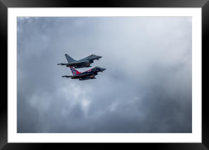 Typhoons Run In Framed Mounted Print by J Biggadike