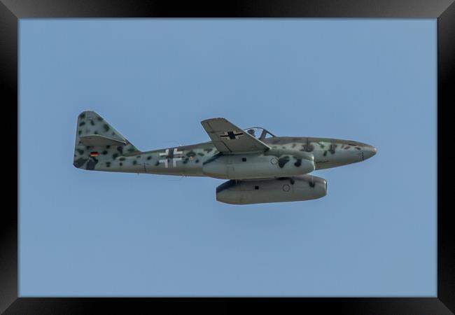 Messerschmitt Me 262 Framed Print by J Biggadike
