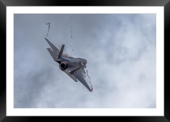 F-35B Lightning II ZM154 Framed Mounted Print by J Biggadike