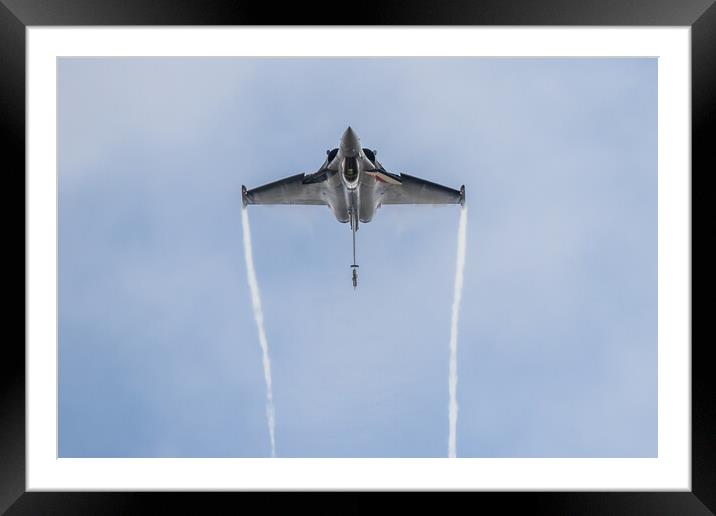 Dassault Rafale C Framed Mounted Print by J Biggadike