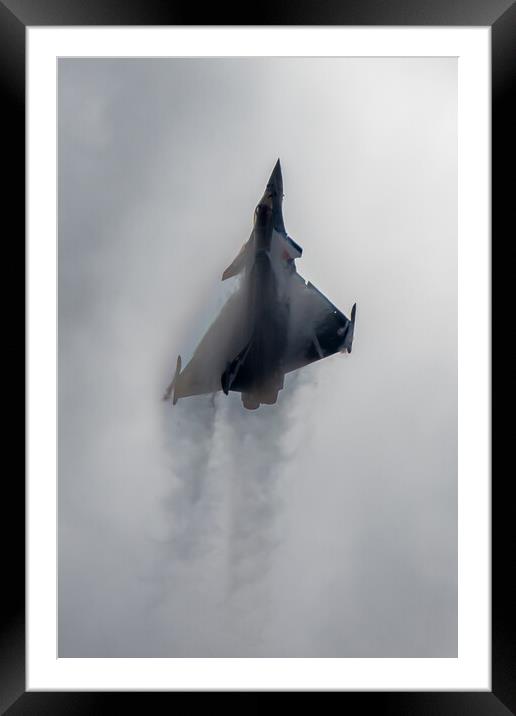 Dassault Rafale C Framed Mounted Print by J Biggadike