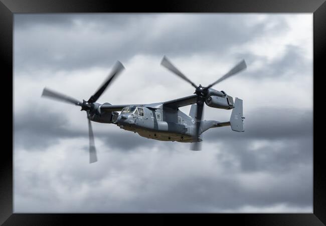 USAF CV-22 Osprey Framed Print by J Biggadike