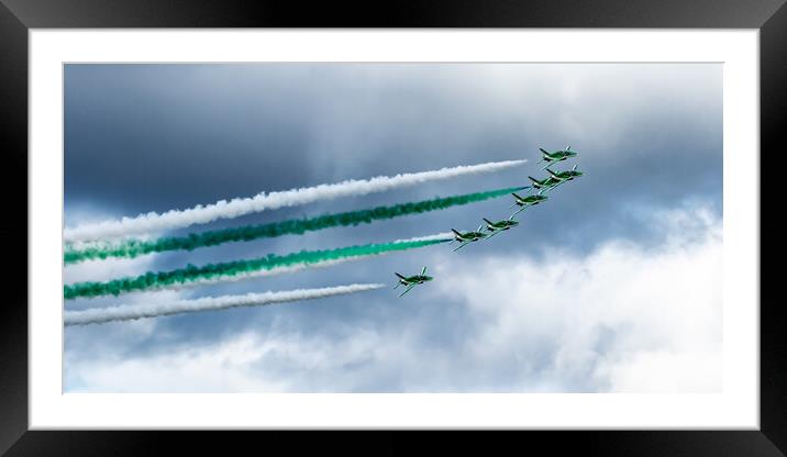 The Saudi Hawks Framed Mounted Print by J Biggadike