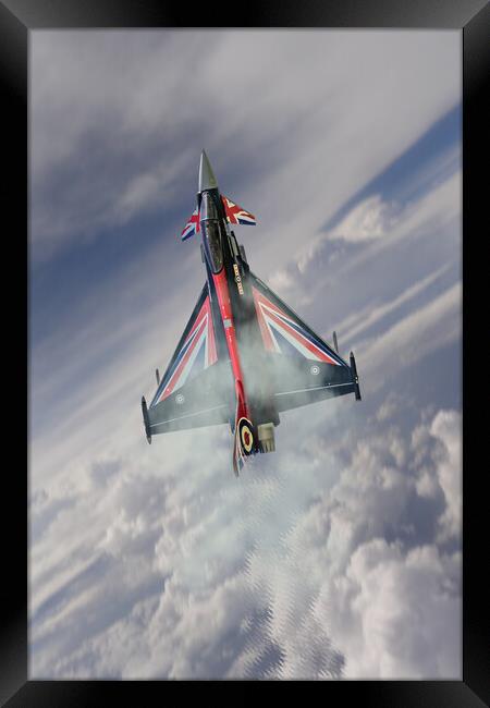 RAF Eurofighter Typhoon Blackjack Framed Print by J Biggadike