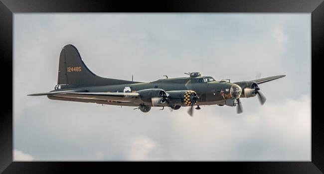 B-17 Sally B Framed Print by J Biggadike