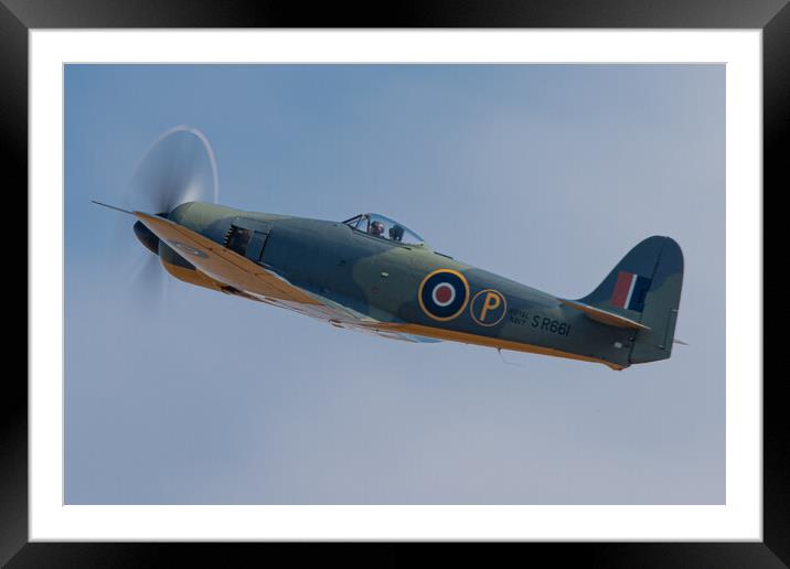 Hawker Fury Mk.II SR611 Framed Mounted Print by J Biggadike