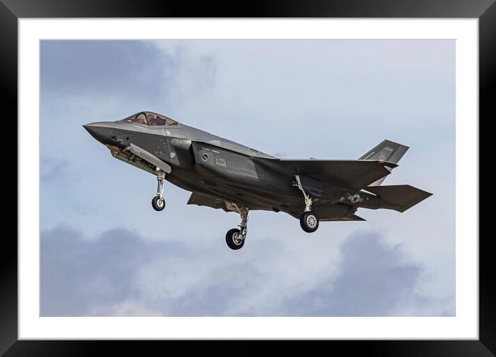 F-35A Lightning II  Framed Mounted Print by J Biggadike