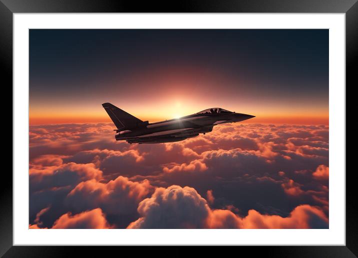 Typhoon Majesty Framed Mounted Print by J Biggadike