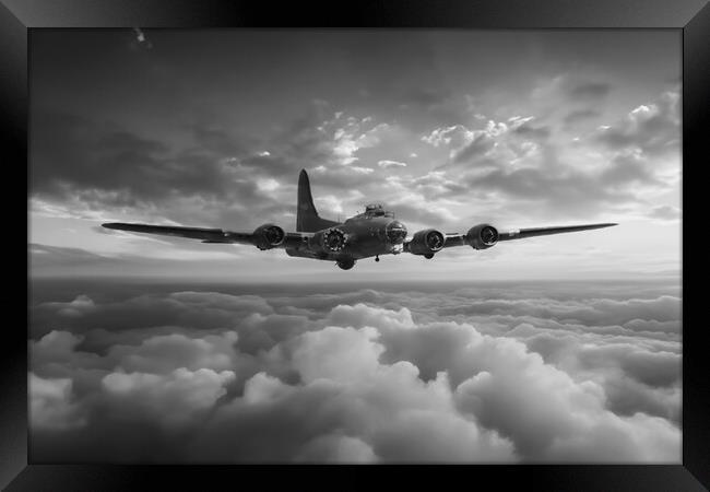 The Flying Fortress Framed Print by J Biggadike