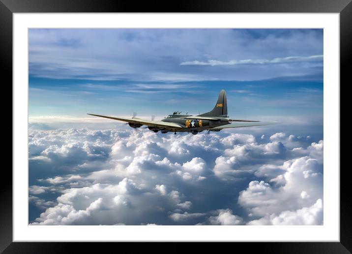 B17 Flying Fortress Sally B  Framed Mounted Print by J Biggadike