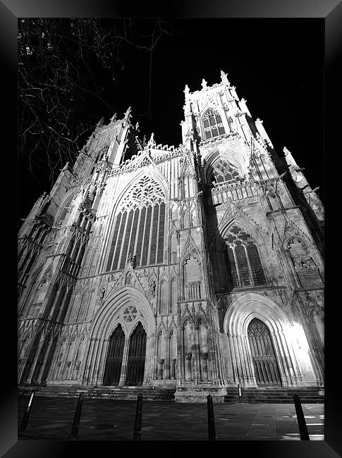 York Cathedral Framed Print by J Biggadike