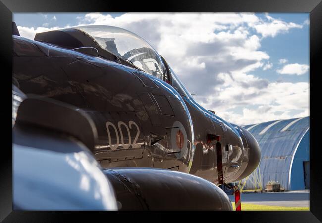 Sea Harrier ZD582 Framed Print by J Biggadike