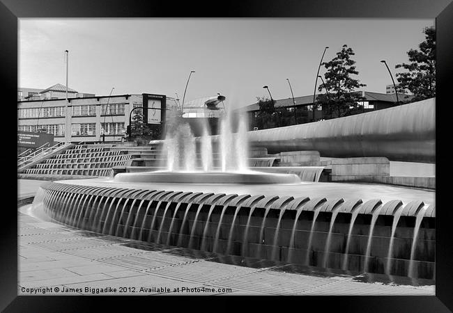 Fountains Framed Print by J Biggadike