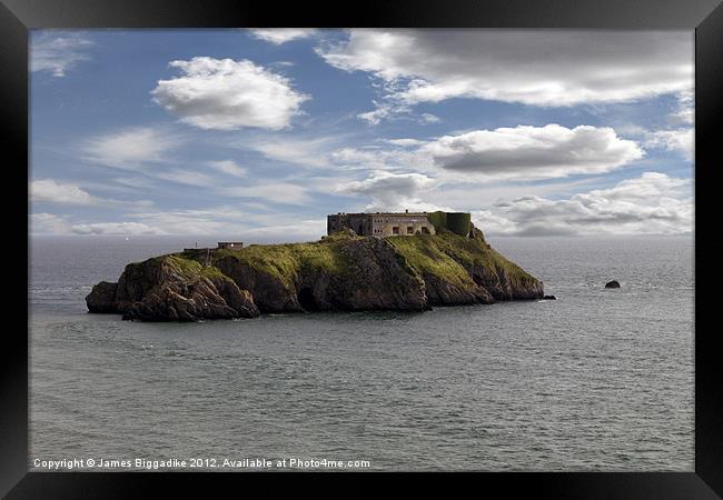 St Catherine's Island Framed Print by J Biggadike