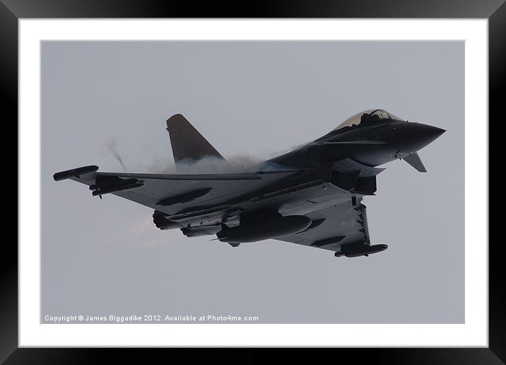 Typhoon Demo Framed Mounted Print by J Biggadike