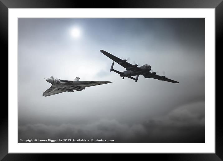Avro Legends Framed Mounted Print by J Biggadike