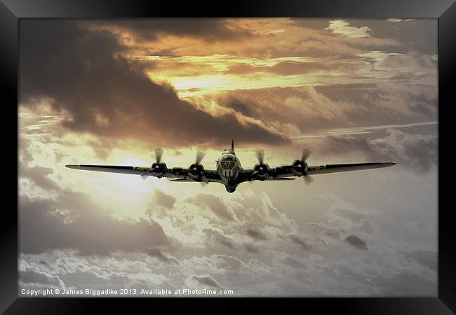 B17 Dawn Framed Print by J Biggadike