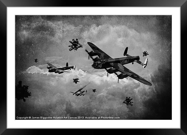 Sinking the Tirpitz Framed Mounted Print by J Biggadike