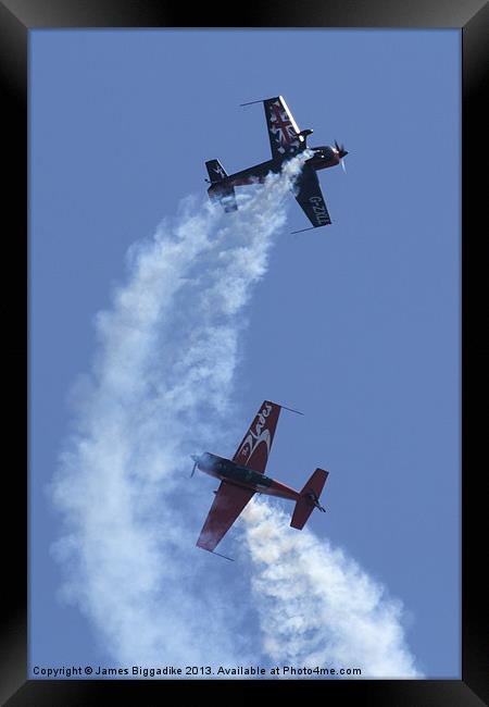 The Blades Display Team Framed Print by J Biggadike