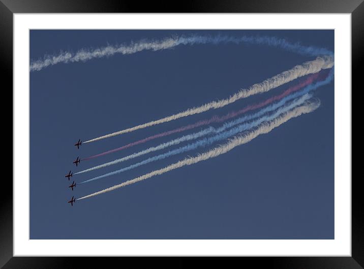 Red Arrows Enid Framed Mounted Print by J Biggadike